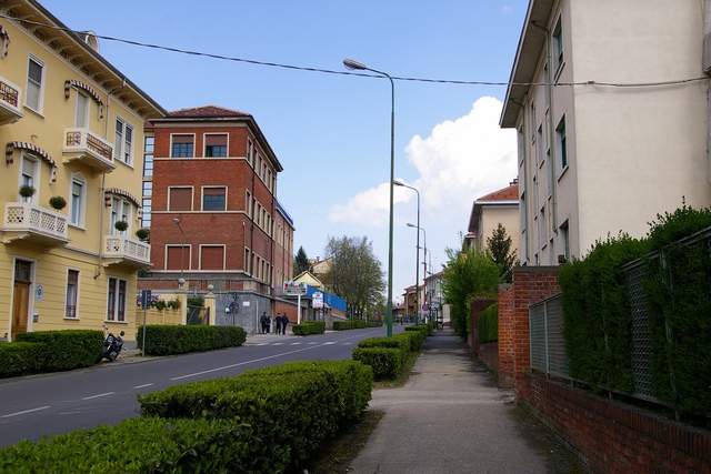 Viale dei Partigiani ad Asti