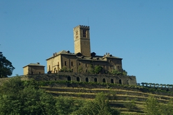 Castello di Sarre nel Comune di Sarre in Località Lalex.