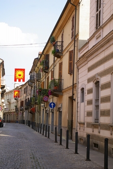 Via Angelo Brofferio ad Asti