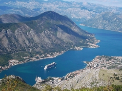Paesaggio di Kotor in Montenegro - Patrimonio UNESCO.