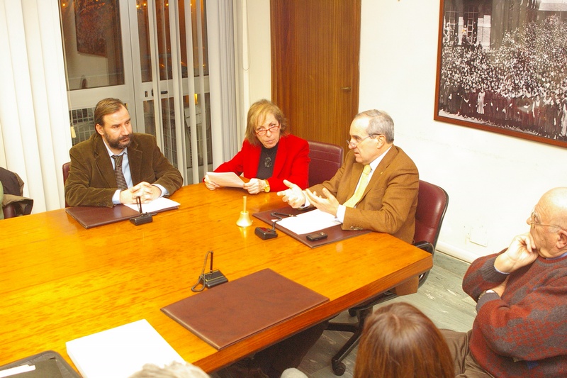 Presentazione del Bando di Concorso di idee per l adozione di soluzioni di ingegneria naturalistica nel recupero di un sentiero storico nell abitato di Schierano (Passerano Marmorito) da parte dell Assessore all Ambiente Pier Franco Ferraris della Provincia di Asti [Foto di Luca Chiusano].