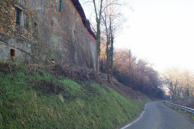 Veduta del sito a Schierano di interesse per l applicazione delle tecniche dell Ingegneria naturalistica nella