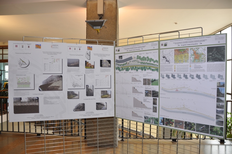 Esposizione presso il Palazzo della Provincia di Asti degli Elaborati progettuali presentati al Concorso per l applicazione dell Ingegneria naturalistica nel recupero di un sentiero storico.a Schierano (Passerano Marmorito).