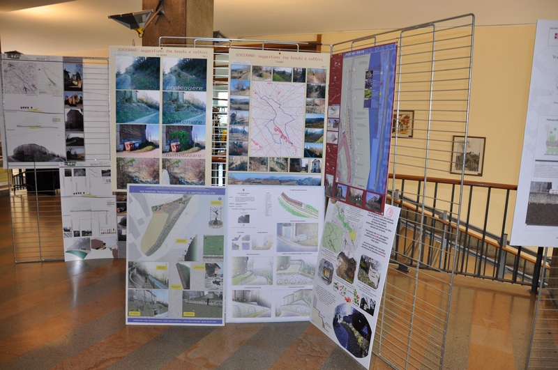Esposizione presso il Palazzo della Provincia di Asti degli Elaborati progettuali presentati al Concorso per l applicazione dell Ingegneria naturalistica nel recupero di un sentiero storico.a Schierano (Passerano Marmorito).
