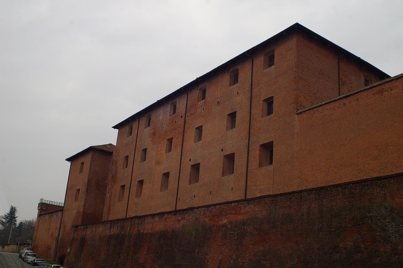Veduta della Castiglia dei Marchesi a Saluzzo, sede del Convegno "Viticoltura e Paesaggio" presso il Centro per le rarità ampelografiche cuneesi "Giuseppe di Rovasenda".