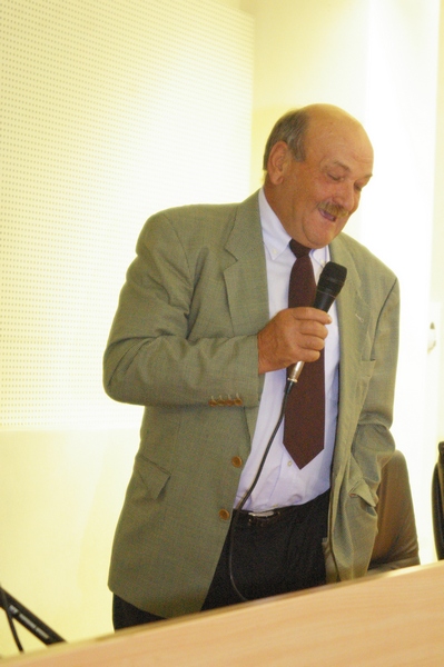 Saluto del Dott. Michelino Rovero della Camera di Commercio di Asti (Foto di Matilde Picollo).
