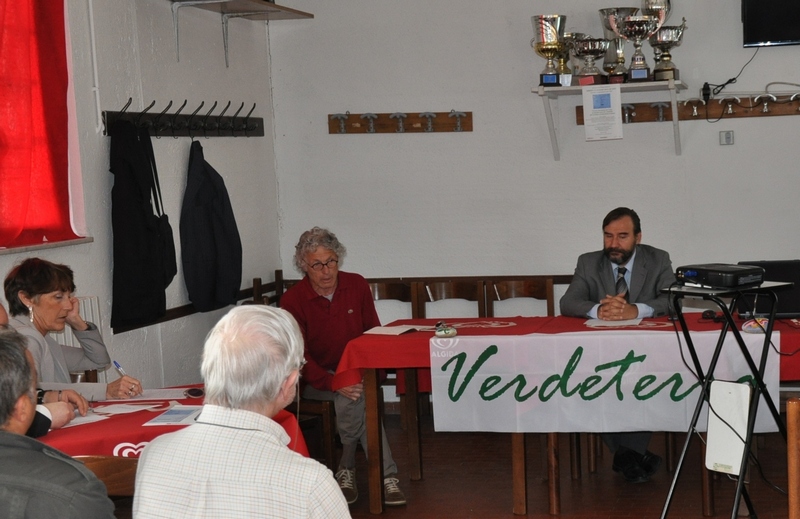 Proposta di Gianfranco Miroglio (ex presidente Ente Parchi Astigiani) sul recupero della palazzina privata (area ex ristorante Moro), un tempo sede del Consorzio ittico, per il Museo del Tanaro e il rilancio del SIC Stagni di Belangero [Foto di Piero Belletti].