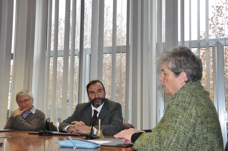 Illustrazione della procedura seguita per la gestione del patrimonio arboreo da parte della Consigliera Angela Quaglia con Delega alla viabilità della Provincia di Asti [Foto di Luca Battisti].
