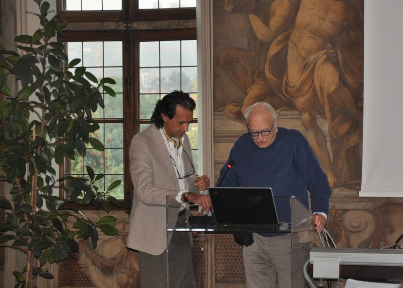Relazione del Prof. Claude Raffestin, Geografo svizzero [Foto di Luca Battisti].