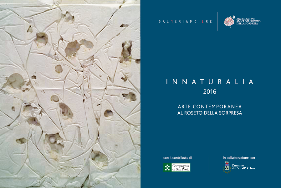 Cartolina della rassegna artistica "Innaturalia", a cura di Viola Invernizzi.