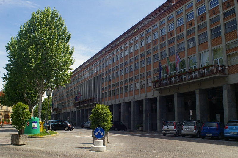 Veduta del Palazzo della Provincia di Asti, sede dell incontro di contraddittorio sul Progetto di impianto di cogenerazione e rete di teleriscaldamento a servizio dell ospedale Cardinal Massaia e della Città di Asti.