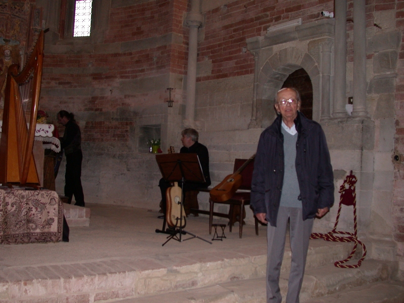 Presentazione da parte dell Ing. Francesco Garetto del Concerto di apertura a cura di Irish Consort di musiche antiche di area Scoto - irlandese (O Carolan, O Cahan, tradizionale).