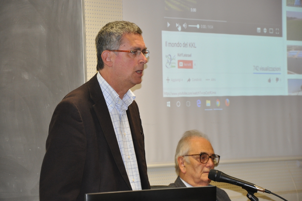Relazione del Dott. Roberto Lanza (Consigliere della Fondazione KKL Italia - Keren Kayemeth LeIsrael) sull esperienza di piantagione di alberi nella terra d Israele.