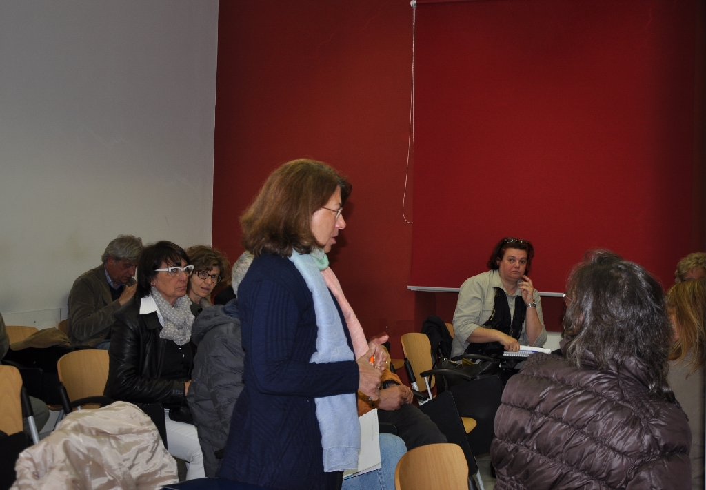 Contributo di riflessione sull organizzazione del Convegno sul nuovo "Parco della salute" dell Ospedale Cardinal Massaia di Asti da parte della Dott.ssa Vet. Fulvia Dorigo (ASL di Asti e Ordine dei Veterinari della Provincia di Asti) [Foto di Ernesto Doglio Cotto].