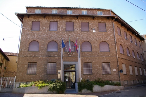 Veduta della sede dell Ordine degli Architetti della provincia di Asti in Piazzetta Giovanni Goria ad Asti, ove si è tenuta la trentasettesima riunione del Tavolo tecnico per la mobilità sostenibile.
