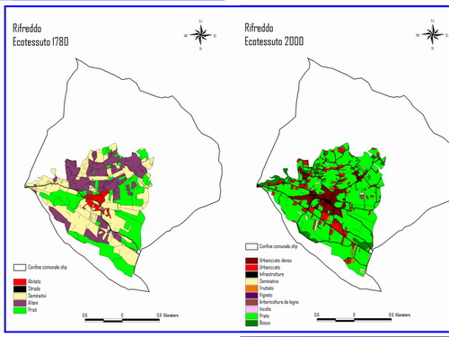 Relazione su: Nuove metodologie di studio del paesaggio agrario di Dott.ssa Dora Remotti e Walter Gaino (Facoltà di Agraria dell'Università di Torino)