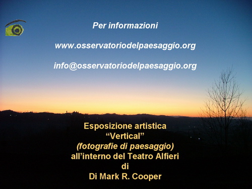 Presentazione CONVEGNO "IL PAESAGGIO LA FORMA DELLA CULTURA" Asti - 22 e 23 maggio 2004 (Autore Presentazione Paola Grassi)