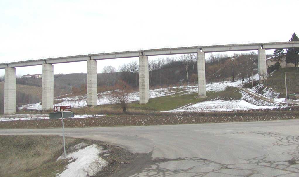 Stato di fatto - Cavalcavia ferroviario Castagnole Lanze (AT)