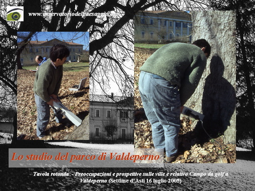 PRESENTAZIONE a cura di Marco Devecchi su "Preoccupazioni e prospettive sulle ville e il relativo campo da golf a Valdeperno".