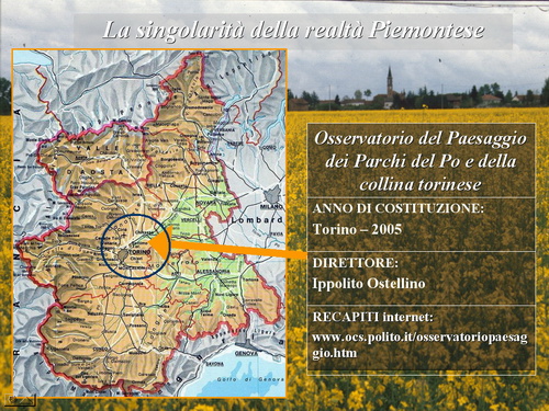 Presentazione Relazione - Marco Devecchi (Osservatorio del Paesaggio per il Monferrato e l'Astigiano) su LA RETE DEGLI OSSERVATORI DEL PAESAGGIO IN PIEMONTE