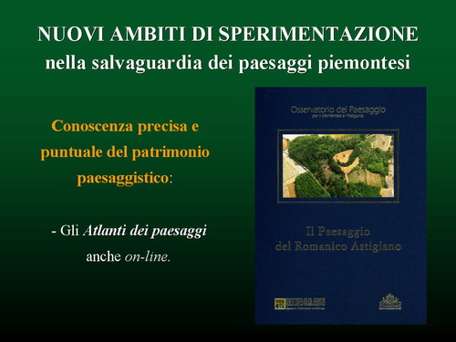 Presentazione Relazione - Marco Devecchi (Osservatorio del Paesaggio per il Monferrato e l'Astigiano) su LA RETE DEGLI OSSERVATORI DEL PAESAGGIO IN PIEMONTE