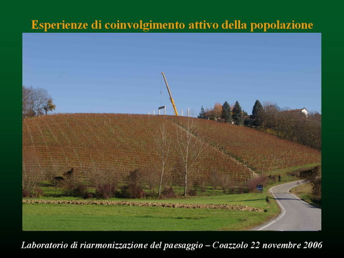 Presentazione Relazione - Marco Devecchi (Osservatorio del Paesaggio per il Monferrato e l'Astigiano) su LA RETE DEGLI OSSERVATORI DEL PAESAGGIO IN PIEMONTE