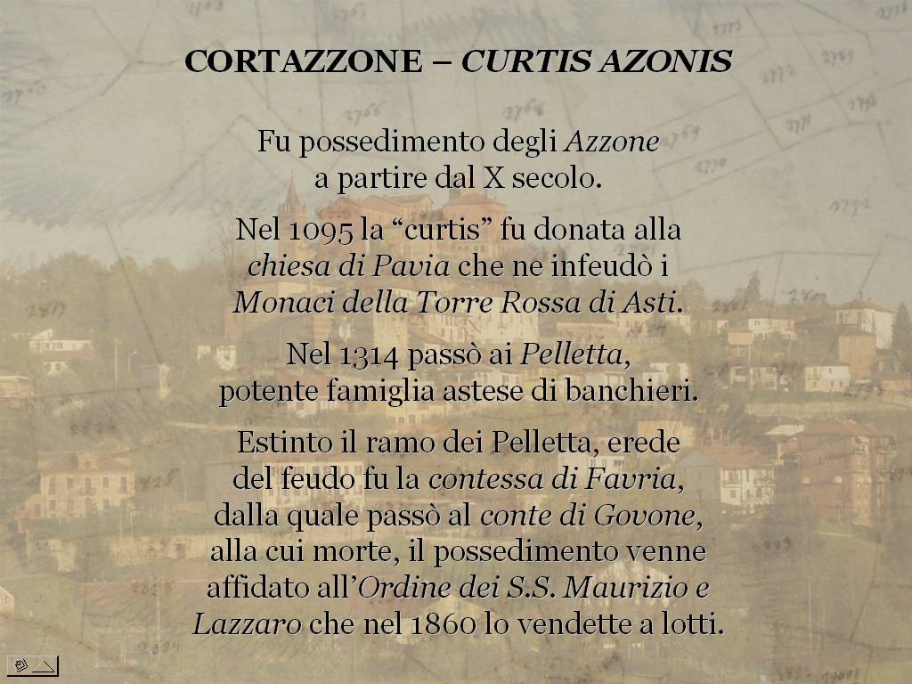 Tesi di Laurea "STORIA E VALORIZZAZIONE DEL PAESAGGIO AGRARIO ASTIGIANO: IL COMUNE  DI CORTAZZONE" di Stefano  Capusso