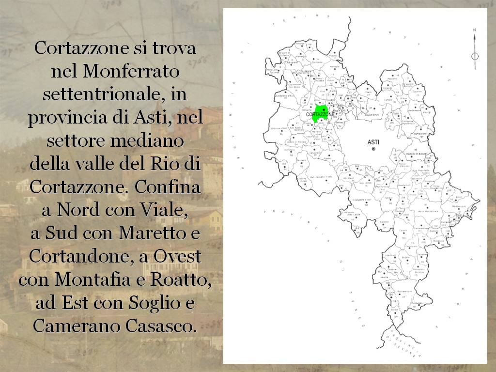 Tesi di Laurea "STORIA E VALORIZZAZIONE DEL PAESAGGIO AGRARIO ASTIGIANO: IL COMUNE  DI CORTAZZONE" di Stefano  Capusso