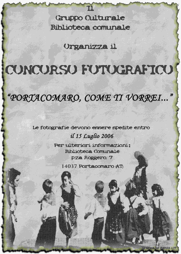 Concorso fotografico a Portacomaro (AT)