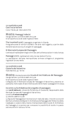 Locandina Convegno internazionale "Paesaggi Indecisi"