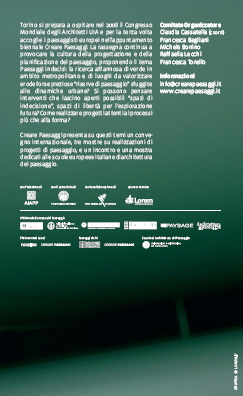 Locandina Convegno internazionale "Paesaggi Indecisi"