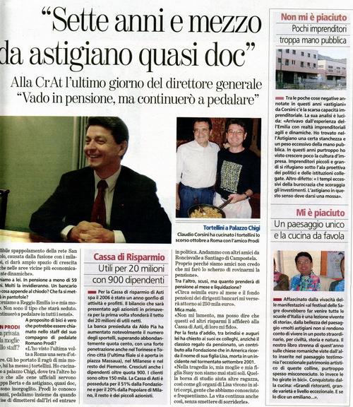 Rassegna stampa della presentazione del Volume "IL PAESAGGIO DEL ROMANICO ASTIGIANO" -   La Stampa -Venerdì 29 dicembre 2006.