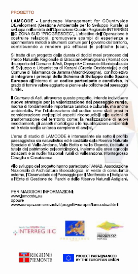 Convegno internazionale - LANDSCAPE MANAGEMENT FOR COUNTRYSIDE DEVELOPMENT