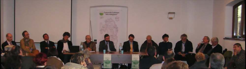 Partecipanti alla Tavola rotonda "Quali prospettive per una nuova gestione dei paesaggi agrari piemontesi?"