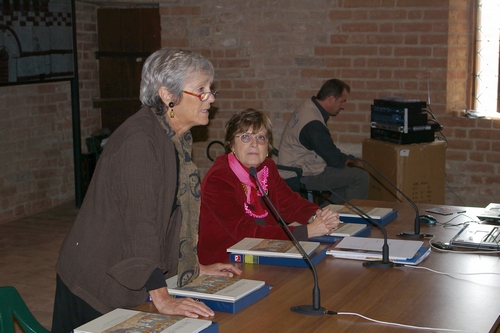 Arch. Paola Salerno (Soprintendenza per i Beni Architettonici e il Paesaggio del Piemonte) e Arch. Liliana Pittarello (Direttore regionale per  i 