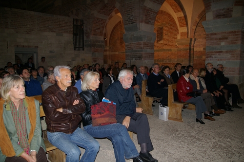 Veduta del pubblico presente al Concerto di Musica Medievale del gruppo La Ghironda