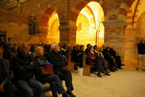 Veduta del pubblico presente al Concerto di Musica Medievale del gruppo La Ghironda