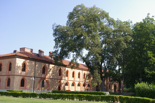 Veduta della Tenuta di Pollenzo, sede dell'Università degli Studi di Scienze Gastronomiche.