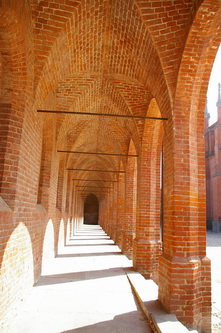 Veduta della Tenuta di Pollenzo, sede dell'Università degli Studi di Scienze Gastronomiche.