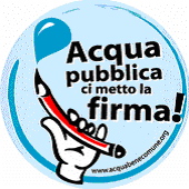 Acqua pubblica: ci metto la firma
