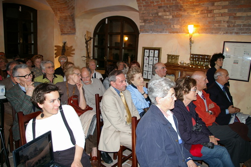 Seminario su "La storia delle palme in Italia: censimento e caratterizzazione - Un giardino speciale a Rocca di Arazzo" di Valentina Scariot (Dottore di ricerca - Facoltà di Agraria di Torino) e di Giuseppe Loretto (Appassionato coltivatore) -  Pubblico presente in sala.