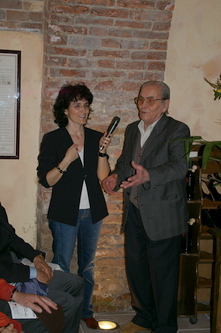 Seminario su "La storia delle palme in Italia: censimento e caratterizzazione - Un giardino speciale a Rocca di Arazzo" di Valentina Scariot (Dottore di ricerca - Facoltà di Agraria di Torino) e di Giuseppe Loretto (Appassionato coltivatore) -  Laura Nosenzo e Giuseppe Loretto.
