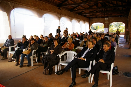 Veduta del pubblico presente alla cerimonia di premiazione del bando di concorso