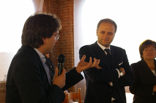 Illustrazione del Codice del paesaggio del Comune di Asti, premiato nell'ambito del Concorso, da parte dell'Avv. Fabrizio Brignolo, titolare nella precedente amministrazione comunale della carica di Assessore all'Urbanistica.
