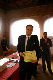 Primo Premio assegnato al Comune di Asti nella persona dell'Assessore all'Urbanistica Dott. Fabrizio Imerito.