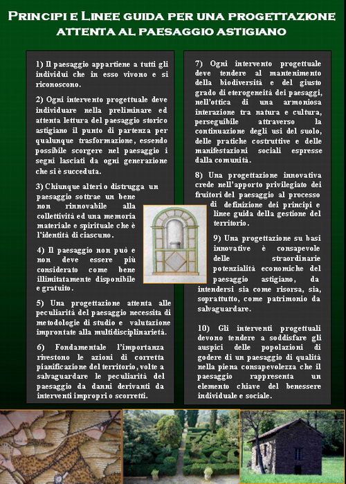 Volume divulgativo del Bando PER LA PROMOZIONE  DI INTERVENTI PROGETTUALI DI QUALITA' NEL PAESAGGIO ASTIGIANO E DEL MONFERRATO