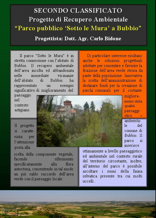 Volume divulgativo del Bando PER LA PROMOZIONE  DI INTERVENTI PROGETTUALI DI QUALITA' NEL PAESAGGIO ASTIGIANO E DEL MONFERRATO