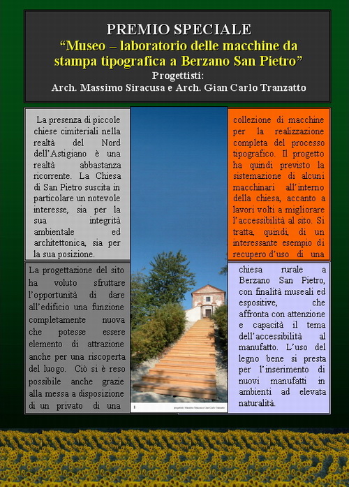 Volume divulgativo del Bando PER LA PROMOZIONE  DI INTERVENTI PROGETTUALI DI QUALITA' NEL PAESAGGIO ASTIGIANO E DEL MONFERRATO
