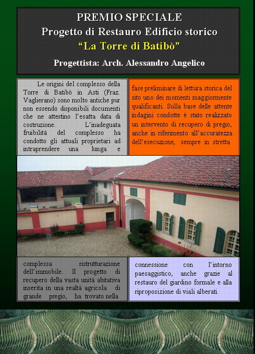 Volume divulgativo del Bando PER LA PROMOZIONE  DI INTERVENTI PROGETTUALI DI QUALITA' NEL PAESAGGIO ASTIGIANO E DEL MONFERRATO