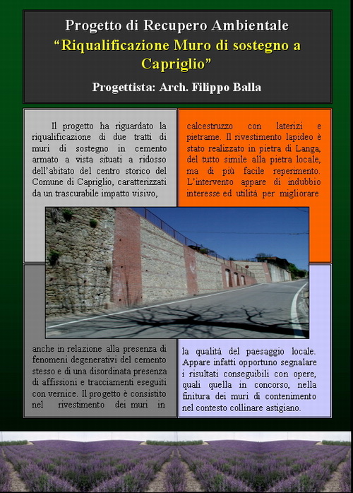 Volume divulgativo del Bando PER LA PROMOZIONE  DI INTERVENTI PROGETTUALI DI QUALITA' NEL PAESAGGIO ASTIGIANO E DEL MONFERRATO